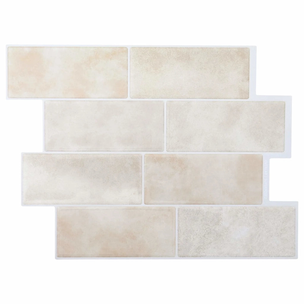 Piastrella subway 10 pz Marmo Beige 29 x 21 cm CFW5428471