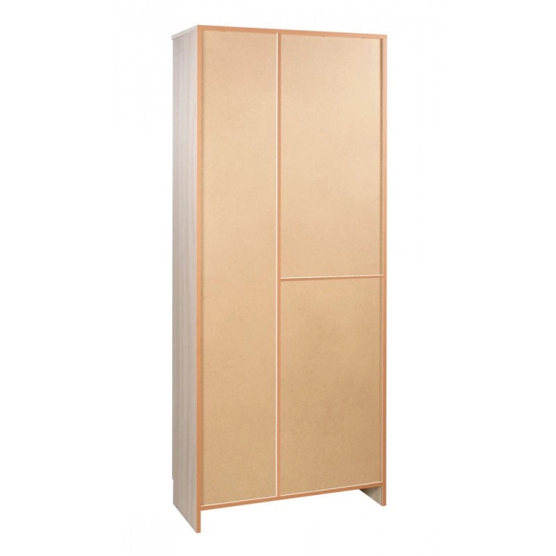 Armadio multiuso tre ante un cassetto Olmo Chiaro 77x34x h183 cm