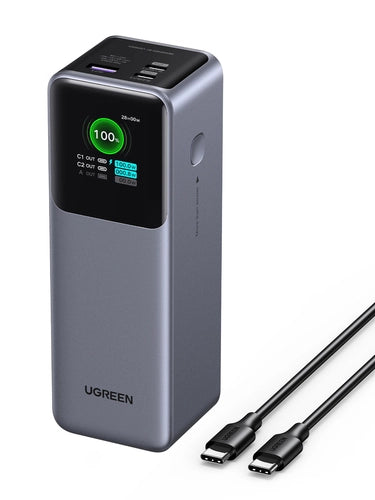 Ugreen 25000mAh 200W Fast Charging Powerbank Grigio