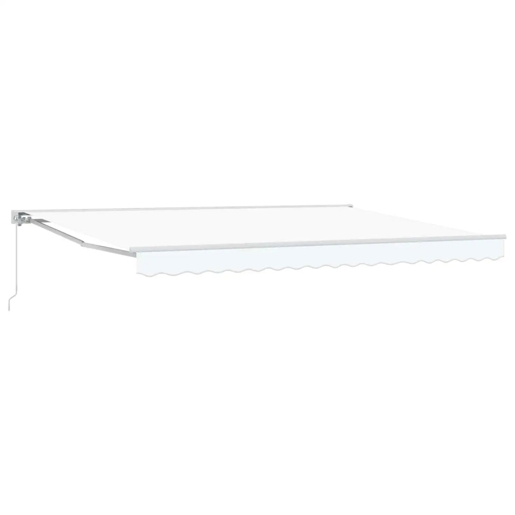 Tenda retrattile manuale Bianco 4,5 × 3,5 m 3420320
