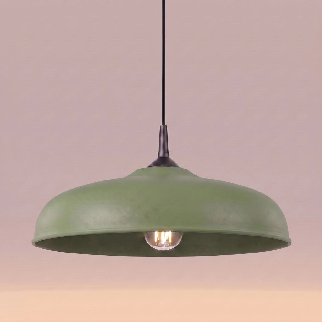 Lampada a sospensione GINA verde oliva