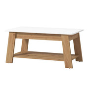 Casaglia, Tavolino da Salotto un Vano, 101x54.5x46.5h cm Bianco Lucido