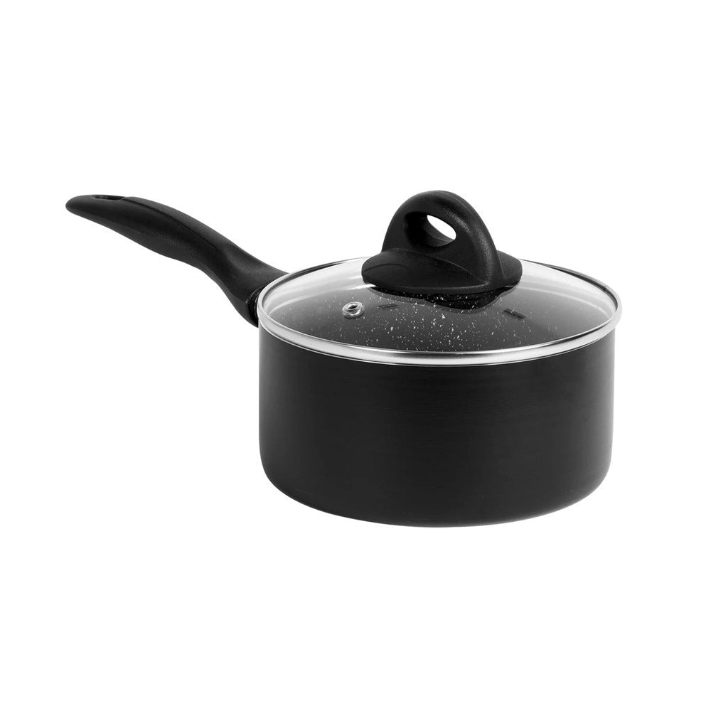 Trade Shop - Batteria Di Pentole Padelle Da 8pz Antiaderenti In Alluminio Manici In Bakelite Induzione -