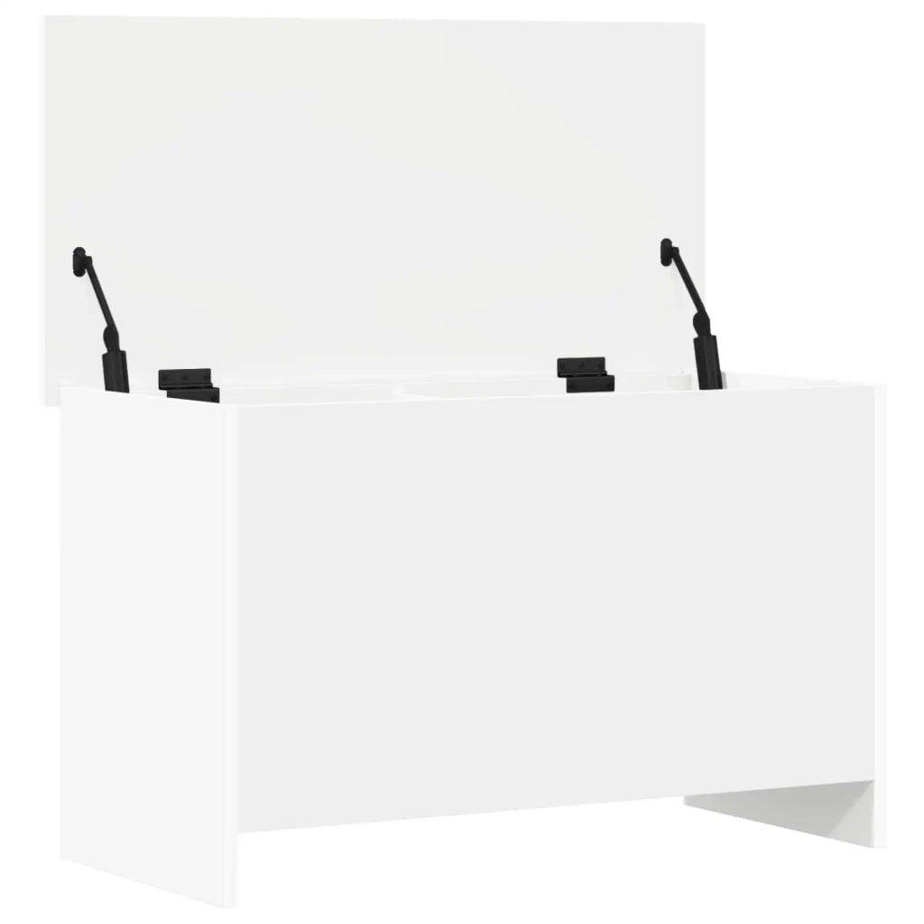 Cassa di stoccaggio Bianco 80 x 40 x 50 cm Legno ingegnerizzato 8011259