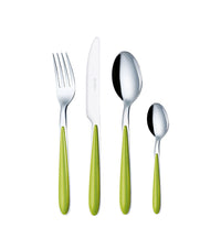 Servizio Set di Posate 24 Pezzi in Acciaio Eme Caribe Verde 69