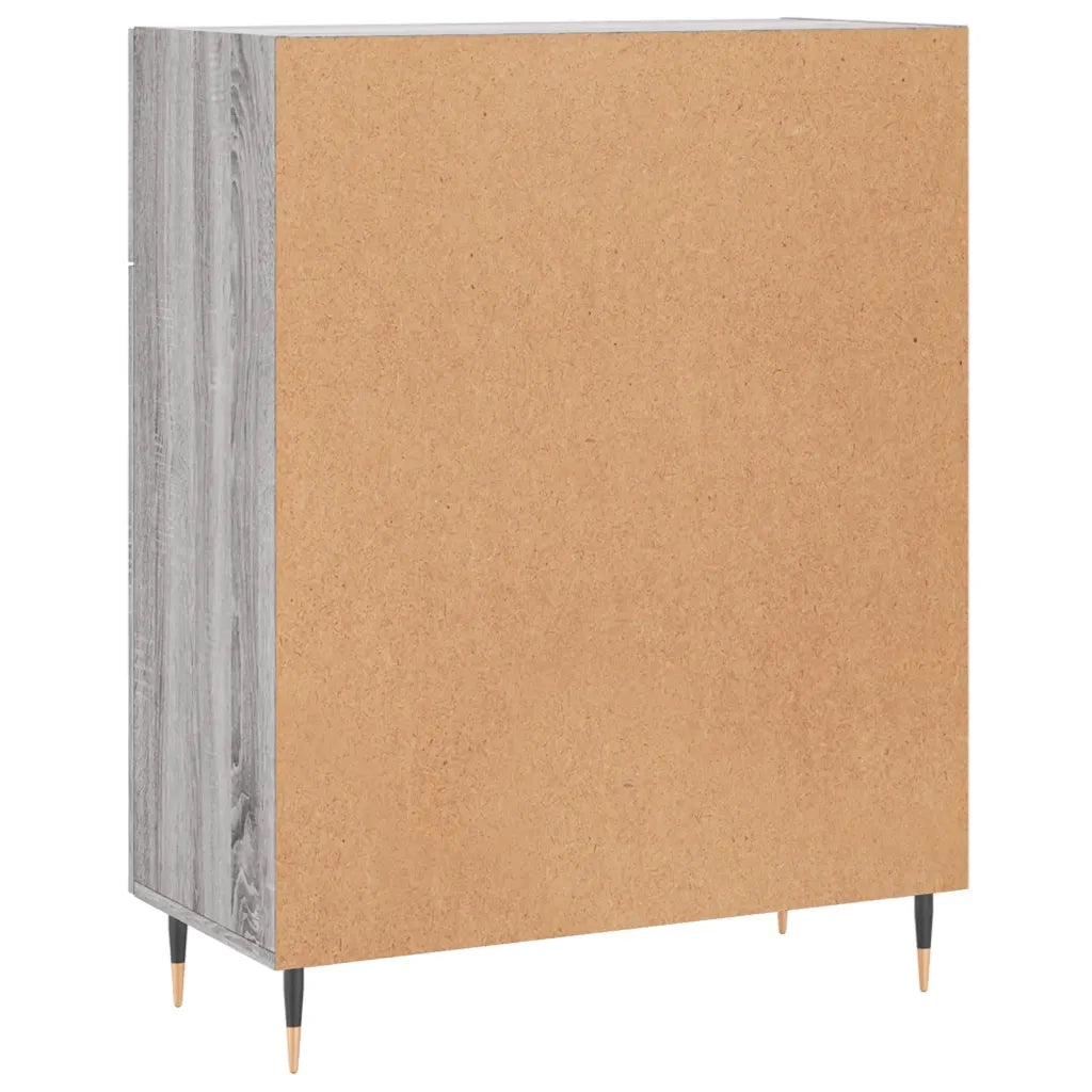 Credenza Grigio Sonoma 69,5x34x90 cm in Legno Multistrato 827962