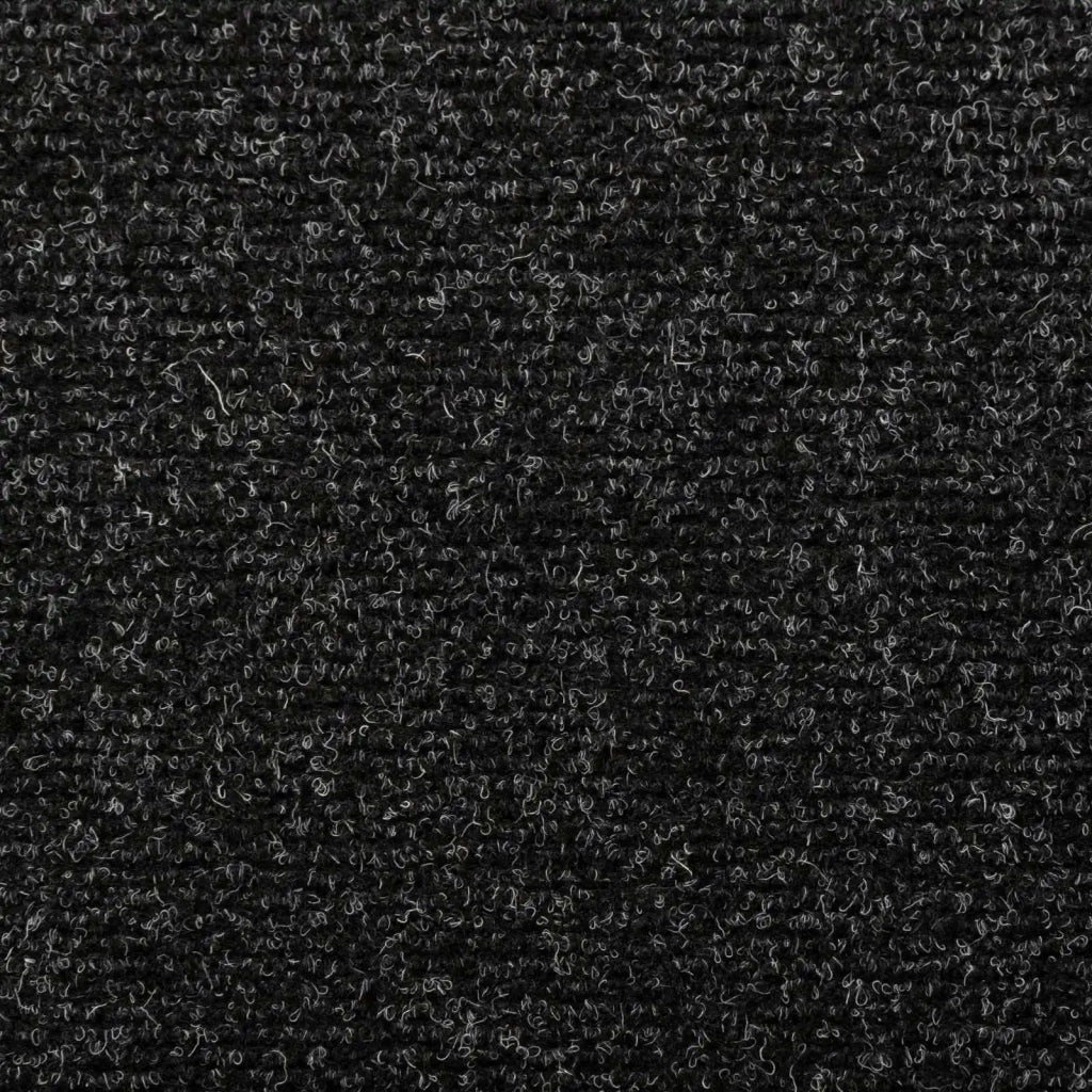 Tappetini per scale autoadesivi 15 pcs Nero 80 x 28 x 3,5 cm