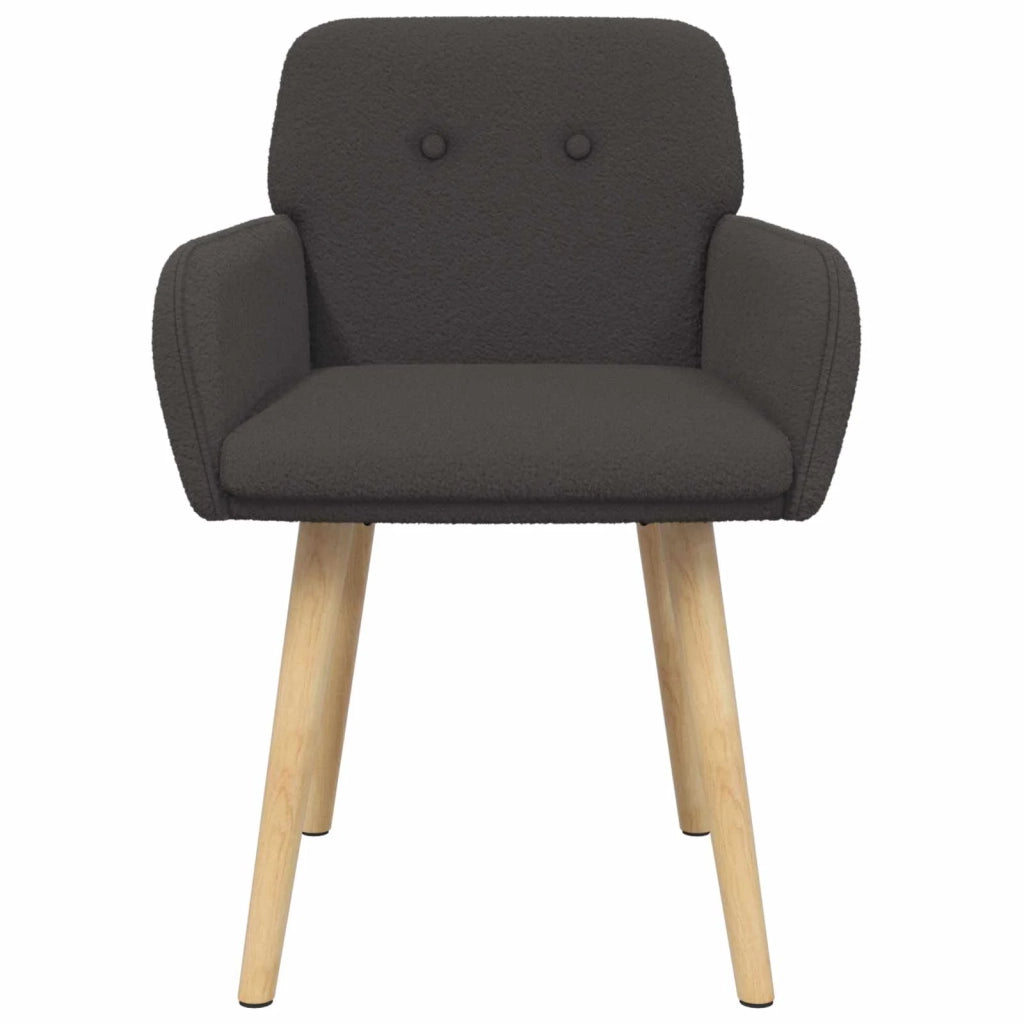 Sedie da pranzo 4 pz Bouclé Grigio Scuro 59 x 57 x 85 cm 3428274