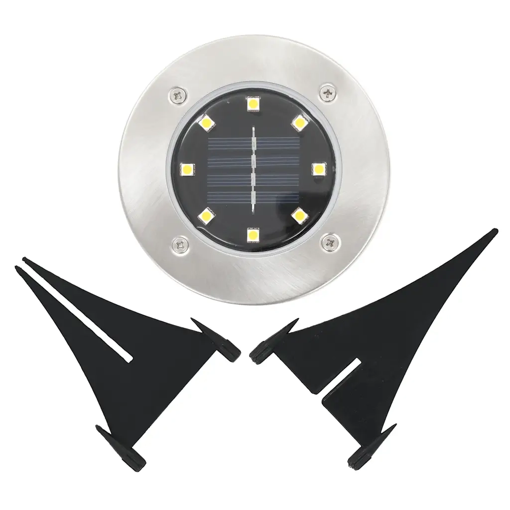 Lampade Solari da Terra 8 pz Luci a LED Bianco Caldo CFW1450110