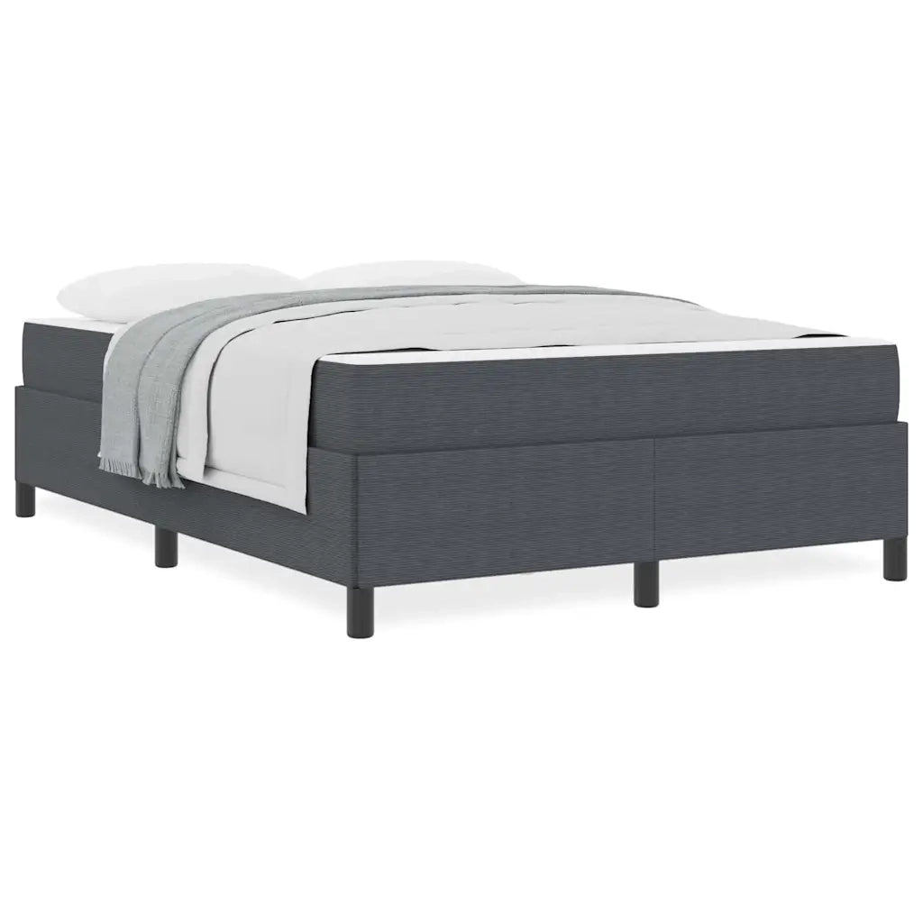 vidaXL Struttura del letto Grigio scuro 160 x 200 cm