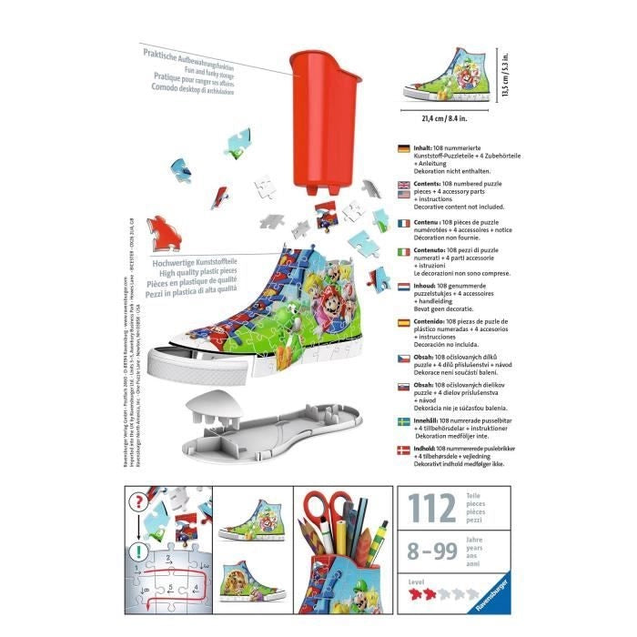 Puzzle 3D Sneaker - Super Mario