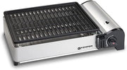 Grill a Gas Portatile 1,9 kW - Barbecue Compatto per Balconi, Terrazze e Campeggio