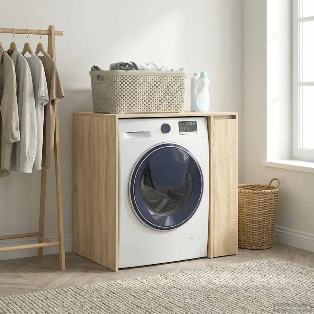 Mobiletto per lavatrice con porta Sonoma 87 x 60 x 89 cm 8006802