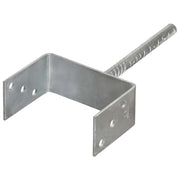 Picchetti per Recinzione 6 pz Argento 14x6x30cm Acciaio Zincato CFW3176594