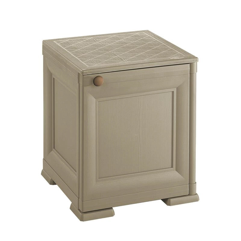 MOBILE 1 MODULO TALPA 40X43X46 CM CON ANTA EFFETTO LEGNO – CONTENITORE COMPATTO SALVASPAZIO PER ZONA LIVING E INGRESS