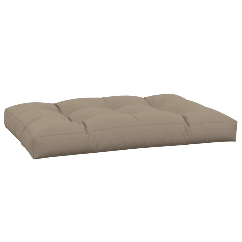 vidaXL Cuscino per Pallet Tortora 120x80x12 cm in Tessuto