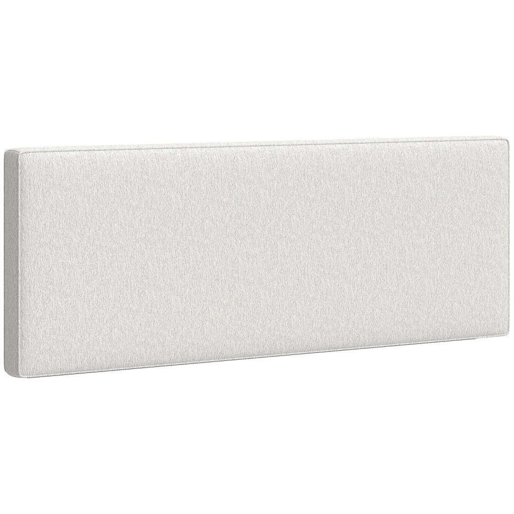 Testiera imbottita per letto ¨C zephmum ¨C 160x10x60 cm crema tessuto
