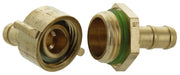GIUNTATUBI OTTONE 3 PZ  1/4X  8 MM*- 10,0 confezione