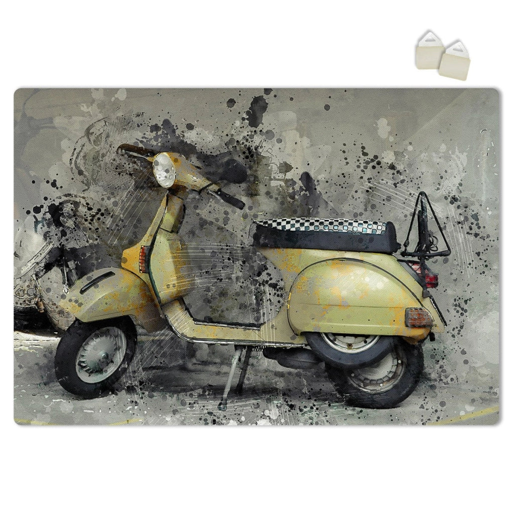 VESPA GRUNGE - POSTER in PVC da 3mm Misura: 70x100 cm