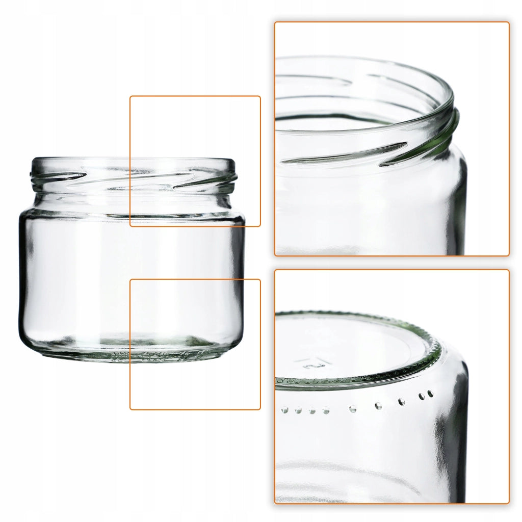 KADAX Sonka vasetti 330ml 50pz 82mm + coperchio "Miele"