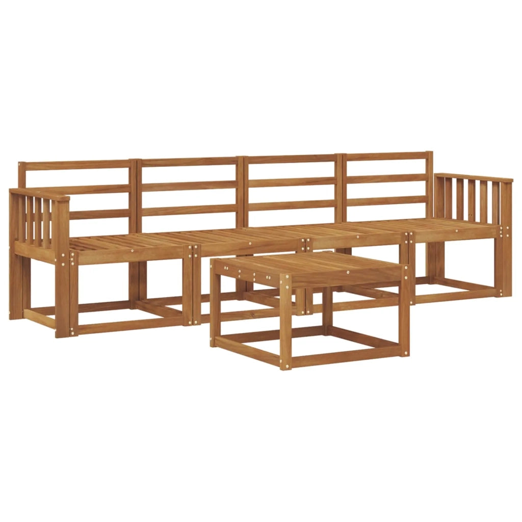 Set di divani da esterno 5 pcs Naturale