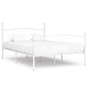 Giroletto con Doghe Bianco in Metallo 160x200 cmcod mxl 73396