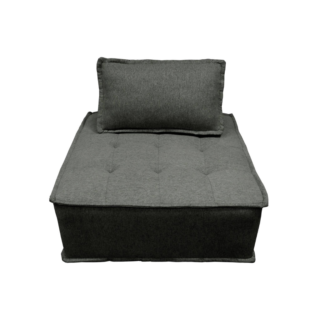 Modulo per divano modulare, 1 posto, grigio
