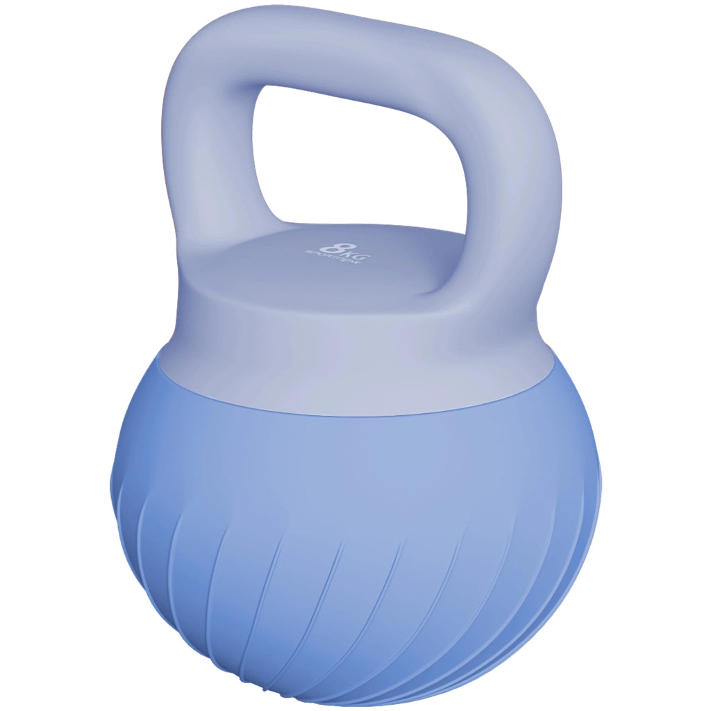 Kettlebell 8 kg ¨C Xylo ¨C Impugnatura Ergonomica Antiscivolo, Blu
