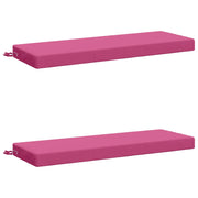 Cuscini per Panchina a 2 Pezzi SOEST 2 pz 100% Poliestere Rosa 949651
