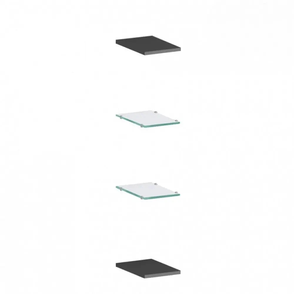 Set Ripiani Maruska Antracite Opaco - Dimensioni 20 x 27 x 5 cm