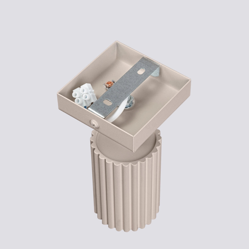 Applique moderna taupe orientabile GU10 GRAVIO Pure Lume