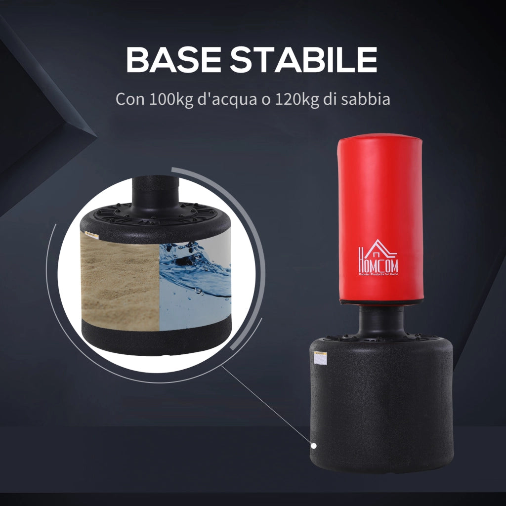 Sacco da Boxe Regolabile ¨C zephmum ¨C 145-172cm, Base Riempibile Acqua Sabbia