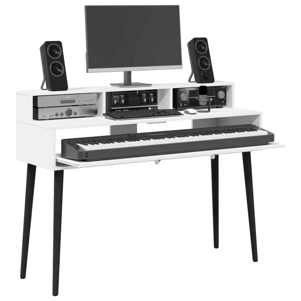 Scrivania studio Bianco 110 x 42,5 x 36 cm Legno ingegnerizzato 8006732