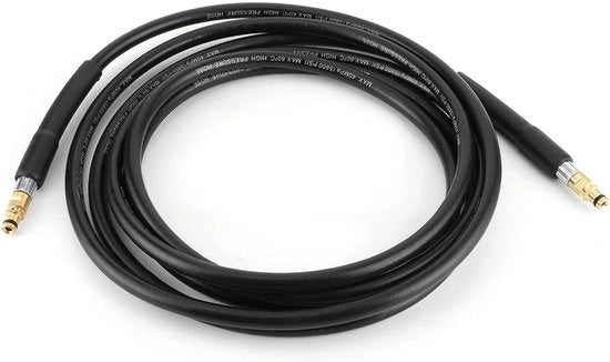 Serpentino per pulitore ad alta pressione - 10m - Sostituzione del serpentino per pulitore ad alta pressione - Duraturo - Adatto per Karcher K2/K3/K4/K5 e altri modelli - Nero