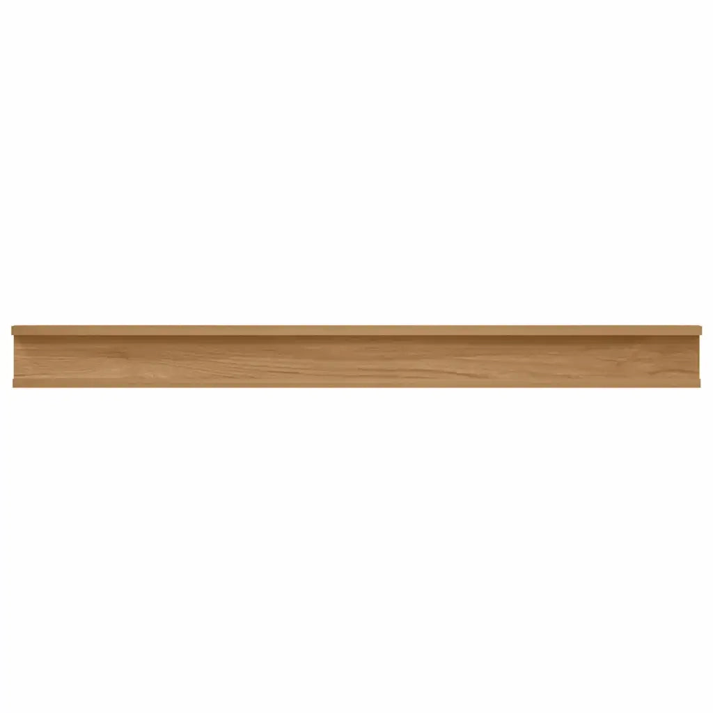 Scaffale da parete con lo scaffale 2 pcs Marrone 100 x 9 x 3 cm 42020014