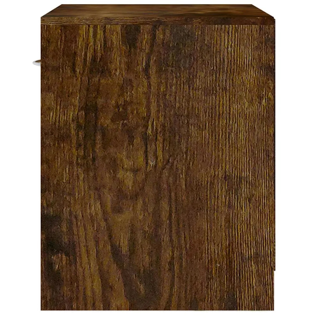Comodini 2pz con Cassetto Rovere Fumo 342586
