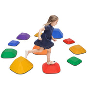 Blocchi di equilibrio per bambini, 11 pezzi, antiscivolo ¨C zephmum ¨C multicolore, plastica, 29x24x6 cm