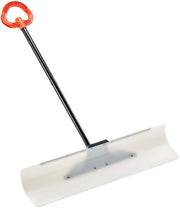 Sneeuwschuiver 36 pollici con maniglia ergonomico, lamina HDPE duraturo, cintura metallica e progetto a sezioni per pulizia del ghiaccio in accessi e giardini