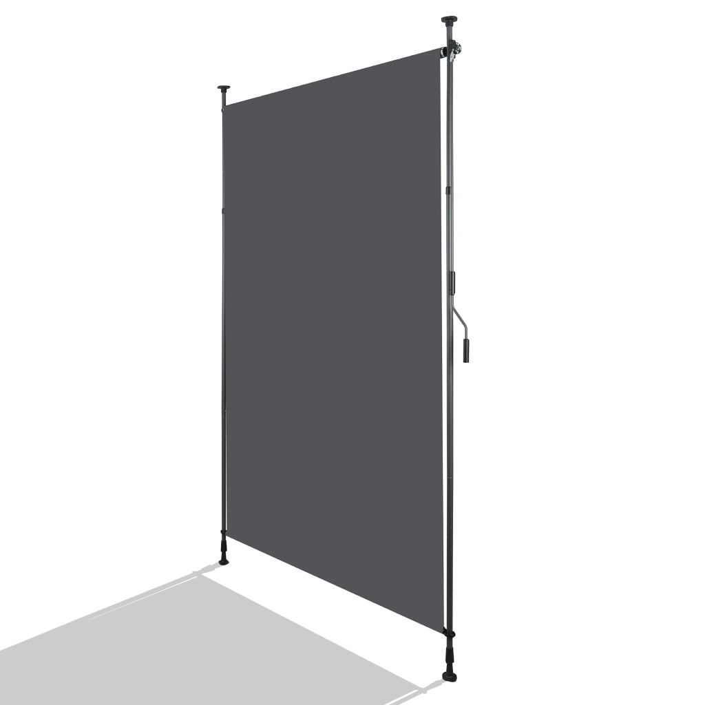 Tenda da Sole Verticale per Balcone e Terrazza ¨C MINIMAL ¨C Antracite, 150x270 cm