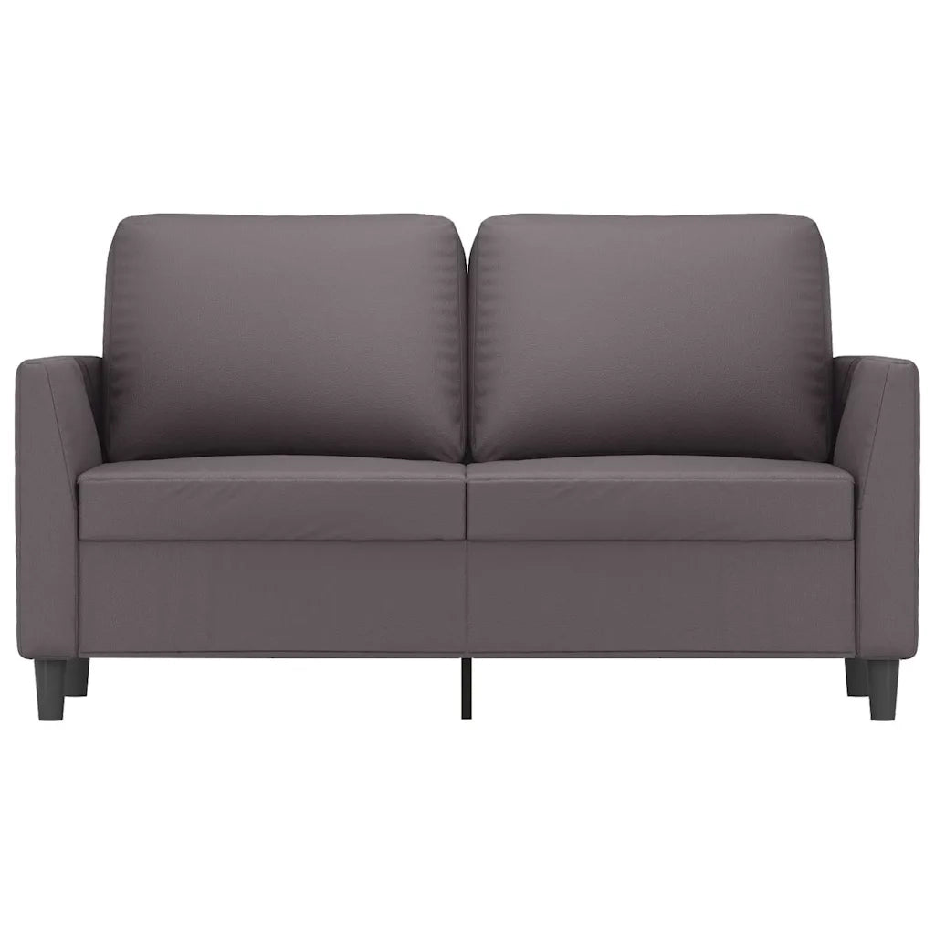 Divano a 2 Posti Grigio 120 cm in Similpelle 359330