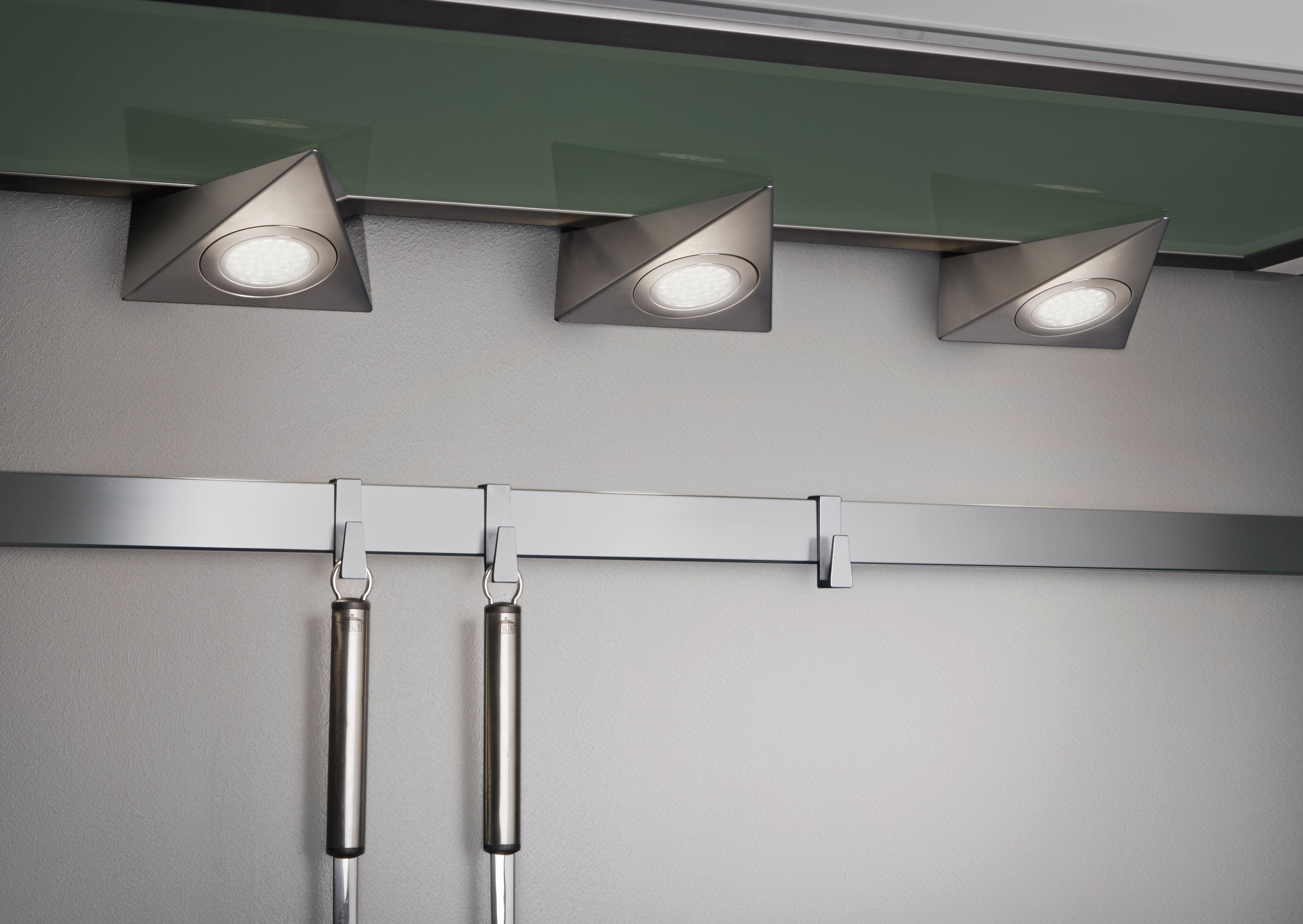 Applique da Interno a LED in Metallo Nickel Opaco