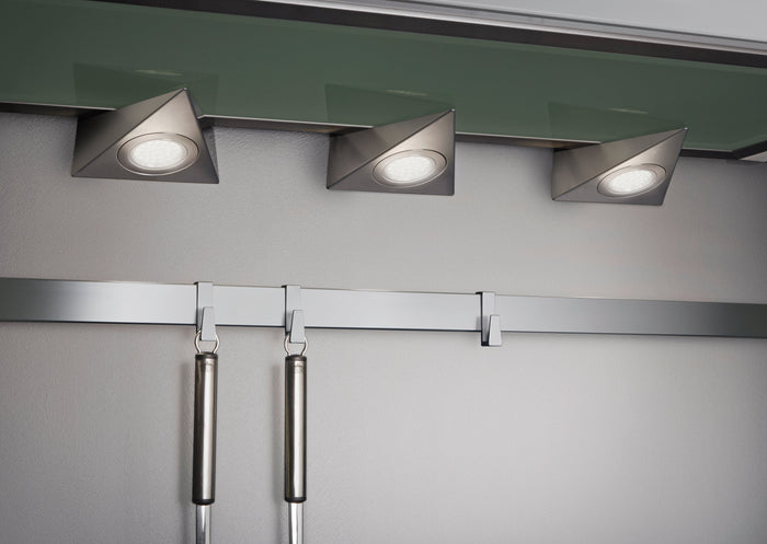 Applique da Interno a LED in Metallo Nickel Opaco