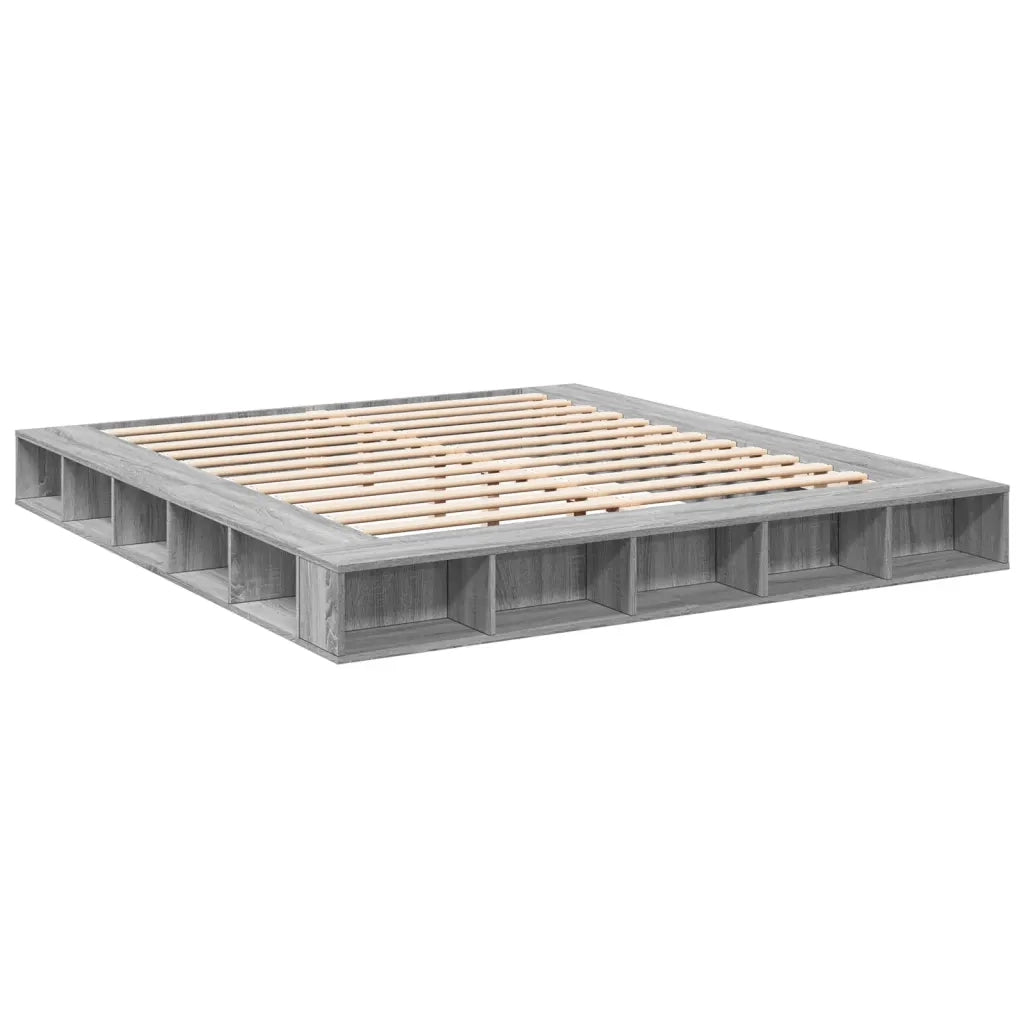 Giroletto Grigio Sonoma 200x200 cm in Legno Multistrato 3280452