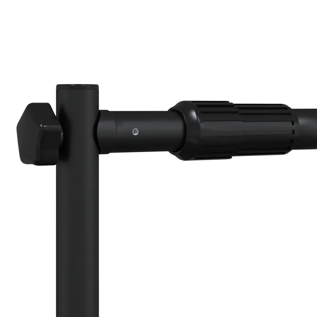 Supporti per Fondali 2 pz Neri 305x243 cm in Acciaio 3187467