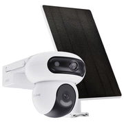 Ezviz hb90 + 8w solar panel telecamera da esterno a batteria motorizzata doppio obiettivo 4mp+4mp - EZHB90-KIT