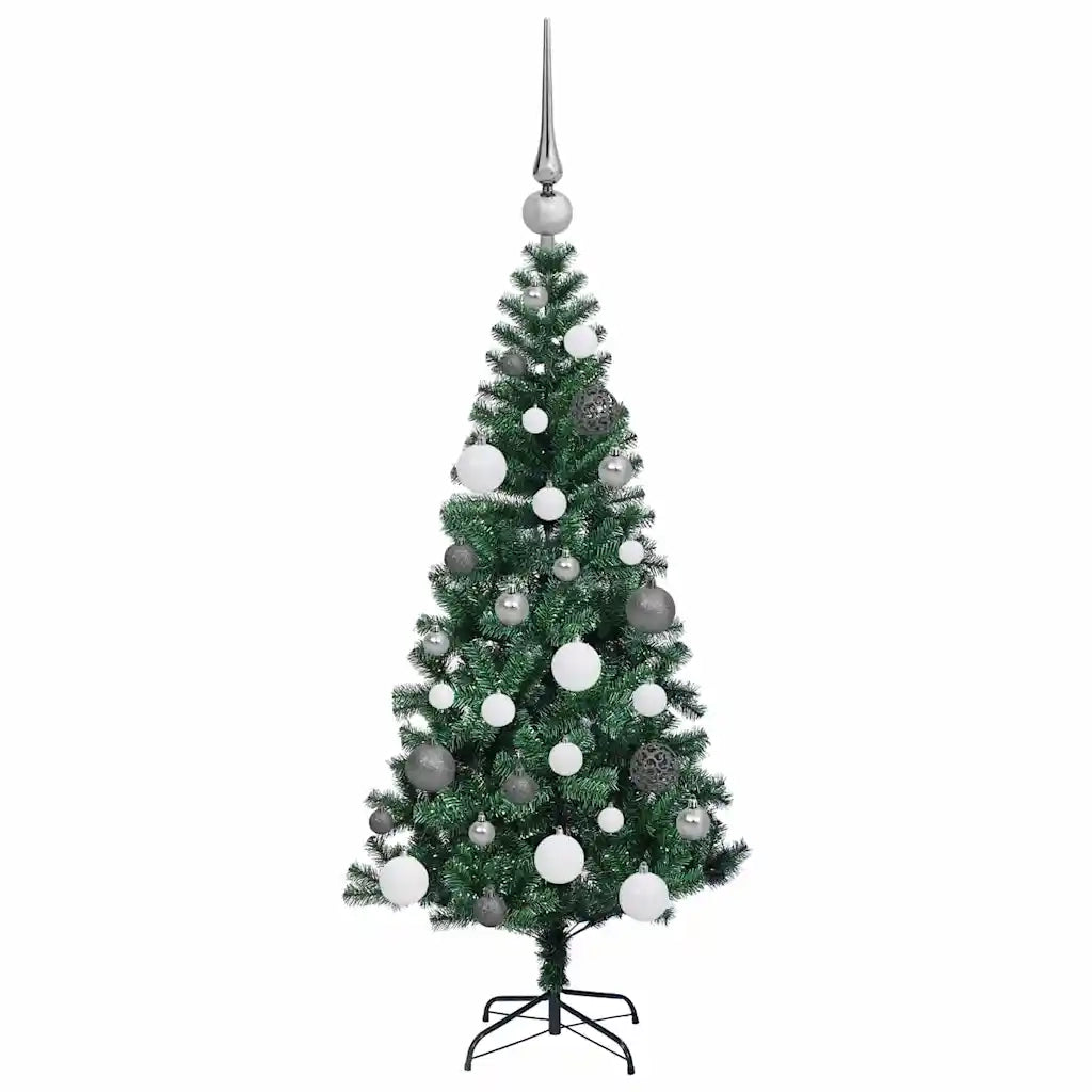 Albero di Natale artificiale con luci integrate Verde 120 cm 3396735