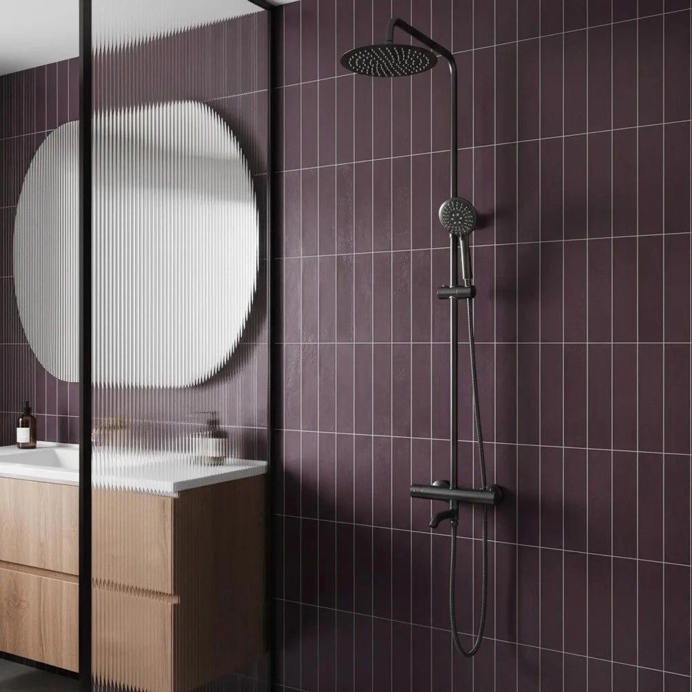 Set Doccia Da Incasso Con Termostatato Lungo Titan