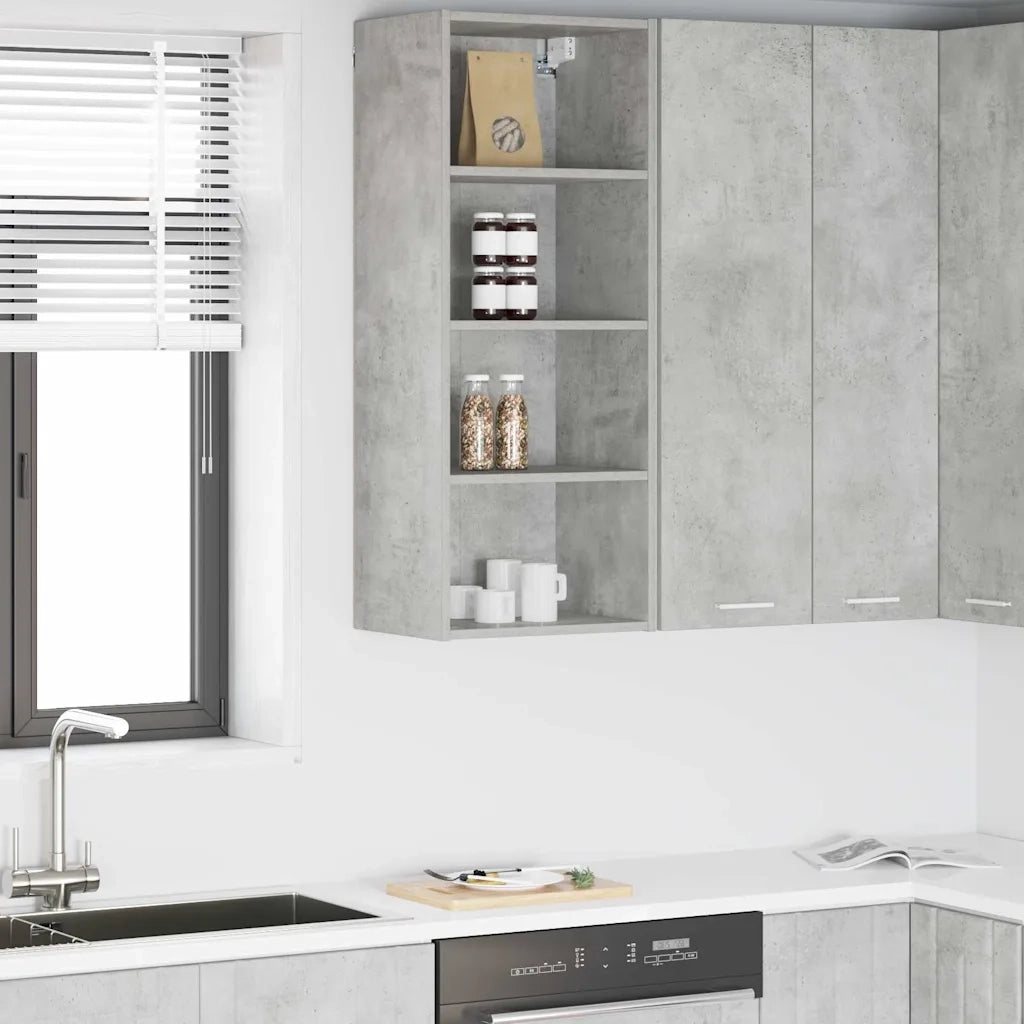 Armadio pensile Grigio cemento 40 x 29,5 x 100 cm