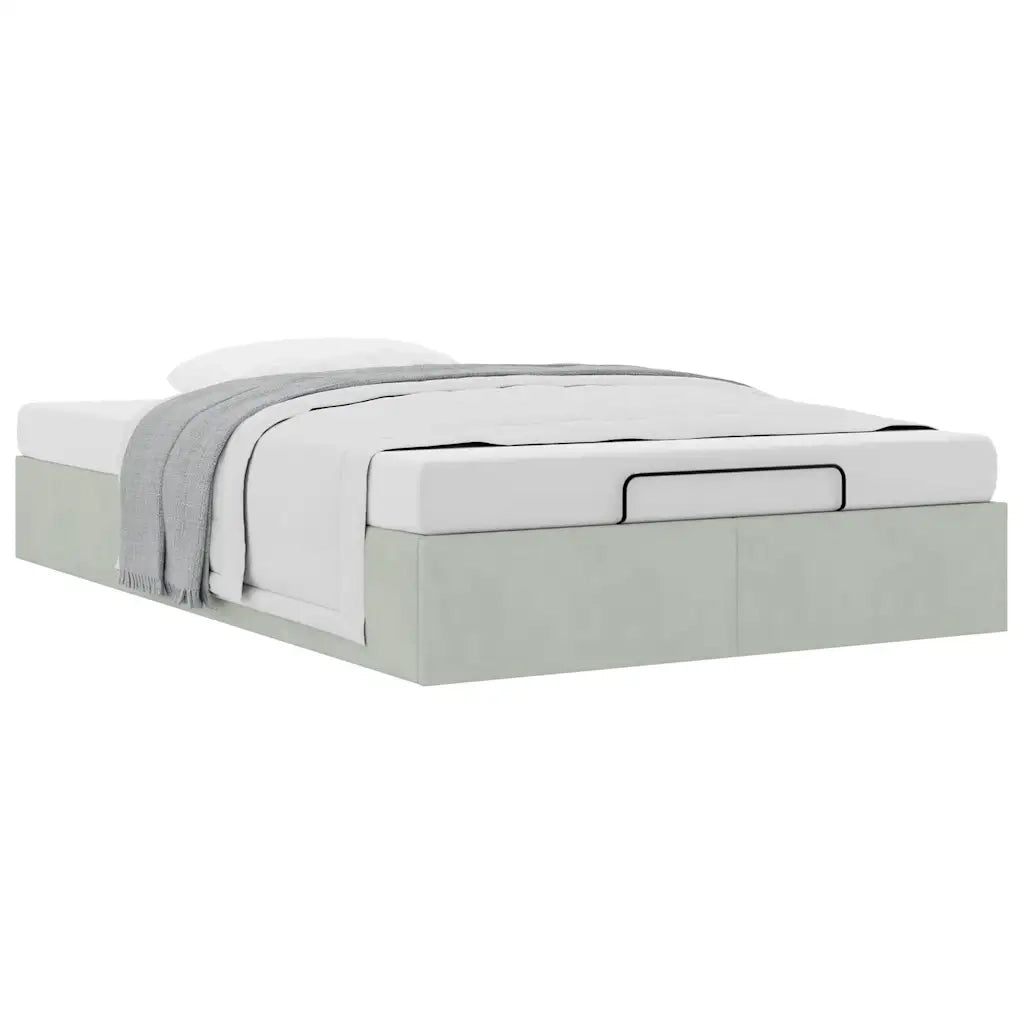 Struttura Letto Pouf Senza Materasso 120x200 cm Velluto