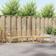 Set di divani da esterno 4 pcs Bianco 245,5 x 162,5 x 73 cm 3386283